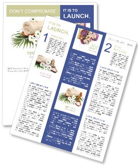 Background Information On Spas Newsletter Template