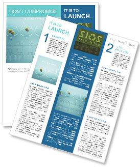 2012 Calendar Featuring Angelfish In A Fishbowl: A Creative And Unique Design Newsletter Template