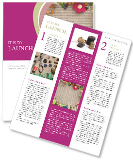 Creating A Bobbin Border And Other Sewing Material Ideas Newsletter Template