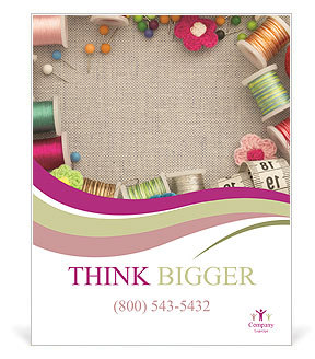 Creating A Bobbin Border And Other Sewing Material Ideas Poster Template