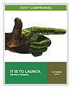 A green robotic hand pointing at something on a white background Word Template