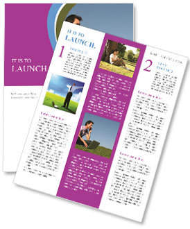 Outdoor Laptop Usage By A Man: Enjoying Technology In Nature Newsletter Template