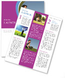 Outdoor Laptop Usage By A Man: Enjoying Technology In Nature Newsletter Template