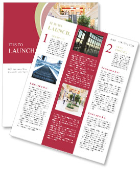 Experience Blurred Motion In Shopping Hall 4 Newsletter Template