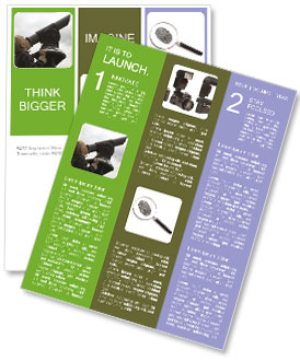 Young Male Observing The Stars With A Telescope. Newsletter Template