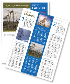 Powering Up: Exploring High Voltage Power Plants Newsletter Template