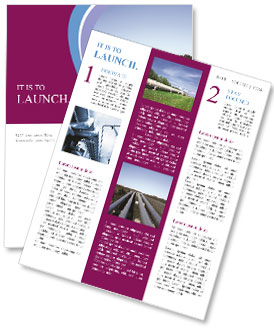 Lava Landscape Pipeline: Navigating Through The Volcanic Terrain Newsletter Template