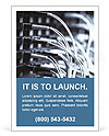 Datacenter Network Cables: An Impressive Display Of Connectivity Ad Template