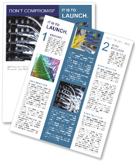 Datacenter Network Cables: An Impressive Display Of Connectivity Newsletter Template
