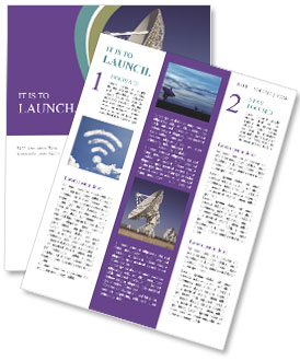 Exploring The Skies With Giant Radio Telescopes At The Very Large Array, New Mexico Newsletter Template