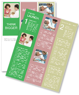 Unhappy Woman At A Medical Clinic Newsletter Template