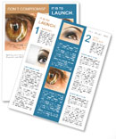 Stunning Close-Up Photography Of A Brown Eye In Macro Detail Newsletter Template