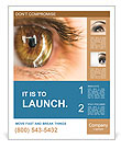 Stunning Close-Up Photography Of A Brown Eye In Macro Detail Poster Template