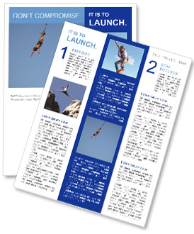 Soaring Through The Sky: The Thrilling Adventure Of Bungee Jumping Newsletter Template