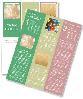 Champagne Sparkle Background - A Beautifully Shimmering Design Newsletter Template