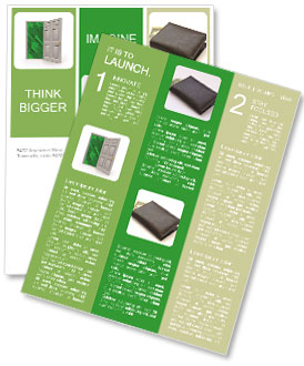 Upward Growth Arrows Revealed Through Open White Doorway Newsletter Template