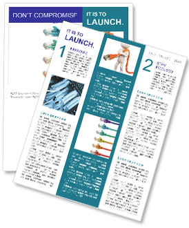 Colorful Lan Cable: Enhancing Networking Solutions Newsletter Template