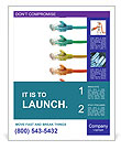 Colorful Lan Cable: Enhancing Networking Solutions Poster Template