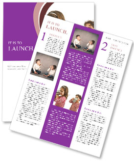 Isolated White Background Image Of Boy And Girl Using Tin Phone For Communication Newsletter Template