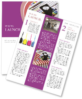 Color Management In Print Production: Prepress Cmyk Check And Quality Printing For Optimal Results Newsletter Template