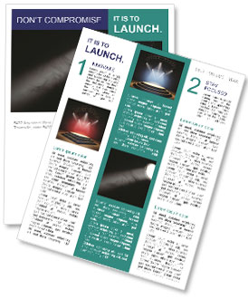 Black Background Projector: Enhancing Your Visual Experience Newsletter Template