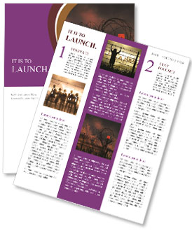 Sunlit Barbed Wire Against Clouds: A Captivating Visual Newsletter Template