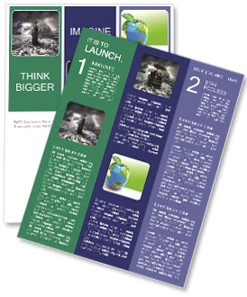 The Sinking Of The Statue Of Liberty Amidst A Stormy Sea Newsletter Template