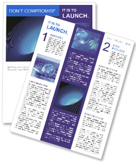 Torus 3D Illustration With Wire Background: An Abstract Design Newsletter Template