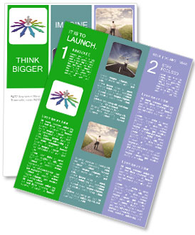 Man Struggles To Choose Among Colorful Opportunities Represented By Arrows Newsletter Template