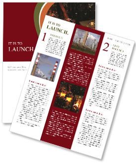 Glass Bulb Manufacturing Process On The Production Line Newsletter Template