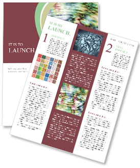 Environmental Concept Bacteria Wallpaper Featuring Water Ripples Newsletter Template