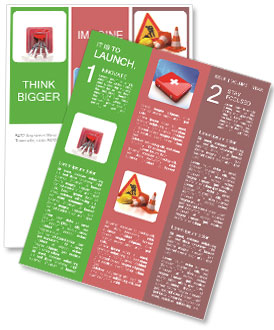 Isolated Syringes And Sharps Container On White Background: A Safety Measure Newsletter Template