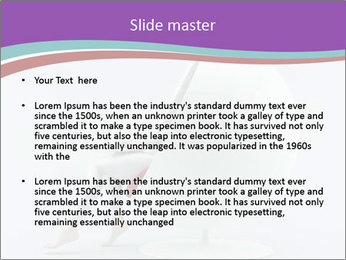 Girl Using Laptop For Online Shopping While Sitting On A Chair PowerPoint Template