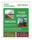 On-Road Freight Trucking: A Common Sight Flyer Template