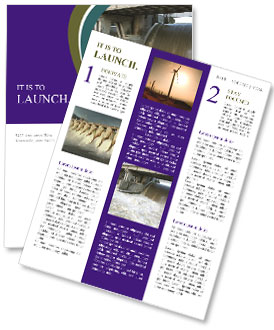 Hydroelectric Dam On Vistula River In Wloclawek, Poland Newsletter Template