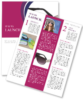 Protect Your Eyes In Style With Trendy Sunglasses Newsletter Template
