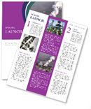Smoke Stacks In An Industrial Plant Located In An Industrial Area Newsletter Template