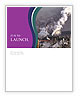 Smoke Stacks In An Industrial Plant Located In An Industrial Area Newsletter Template