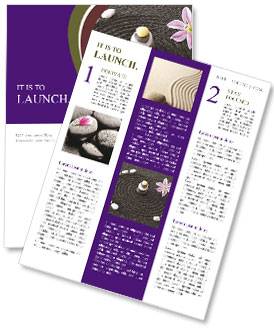 Creating A Beautiful Zen Garden With Black Sand Newsletter Template