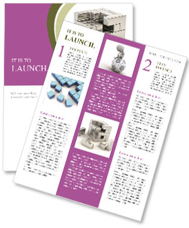 3D Block Puzzle: Build A Cube With Blocks Newsletter Template