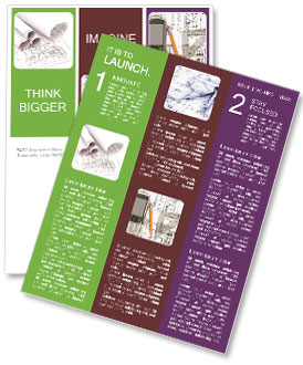 Project Drawings: Creative Design Ideas And Sketches Newsletter Template