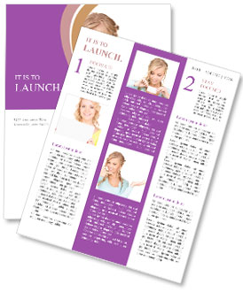 Stunning Female Displaying Item On Palm - A Captivating Image Newsletter Template