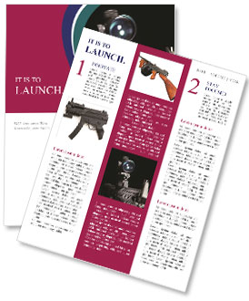 Studio Photos Of An Ar-15 Assault Rifle Made In The United States Newsletter Template