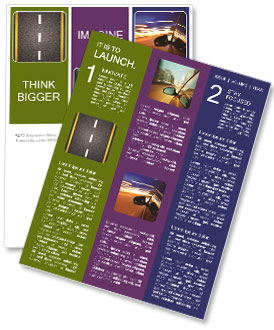 Asphalt Road Newsletter Template