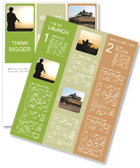 Military Man Newsletter Template