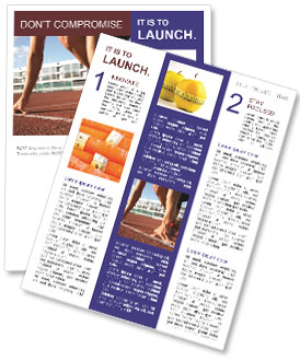 Professional Sportsman Newsletter Template