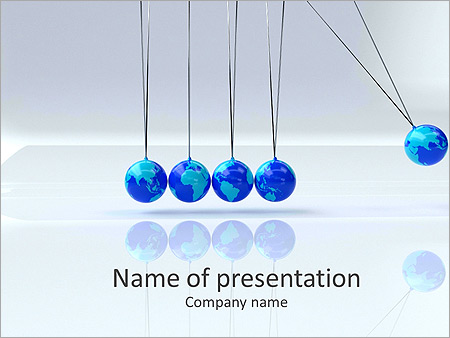 Universal Pendulums Animated PowerPoint Template