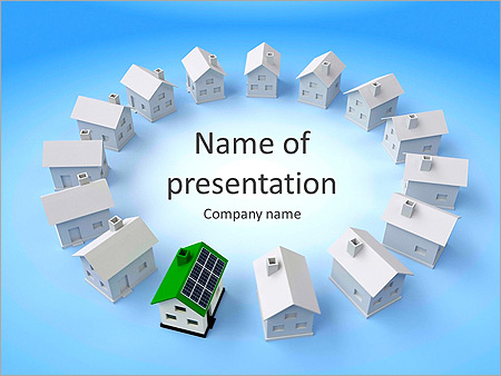 New Building Model Animated PowerPoint Template