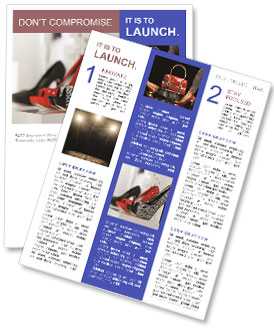 Fashionable Shoes Newsletter Template