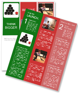 Bowling Balls Newsletter Template